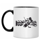 Кружка двухцветная