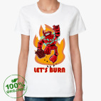 Женская футболка органик