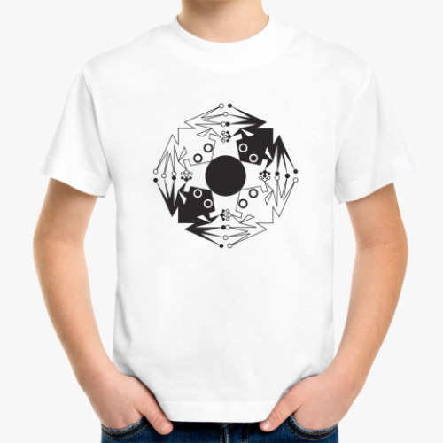 Детская футболка с принтом Лягушки