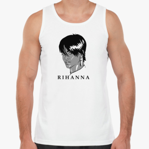 Майка с принтом Rihanna
