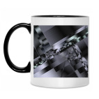 Кружка двухцветная