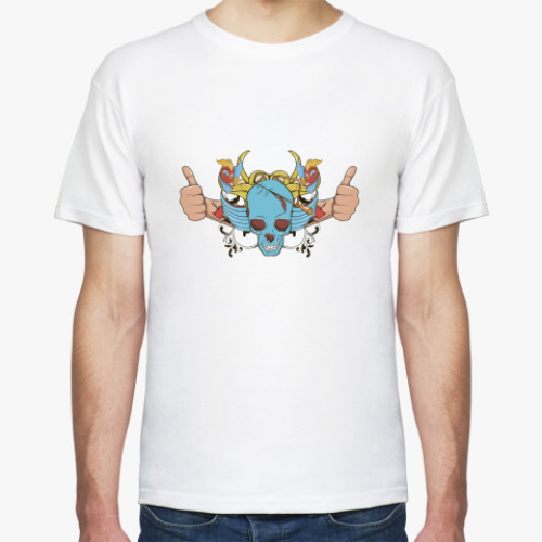 Футболка Skull /   Blue skull
