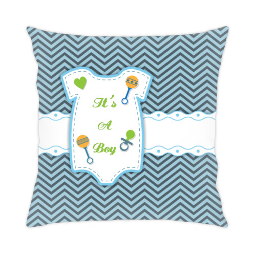 Подушка с принтом Boy