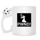 Кружка с футбольным мячиком