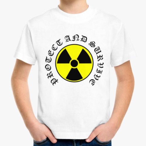 Детская футболка Protect and survive