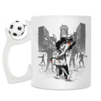 Кружка с футбольным мячиком
