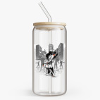 Банка с бамбуковой крышкой