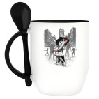 Кружка с ложкой