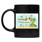 Кружка цветная UV-DTF