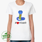 Женская футболка органик