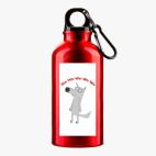 Металлическая бутылка 400 мл UV-DTF