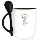 Кружка с ложкой