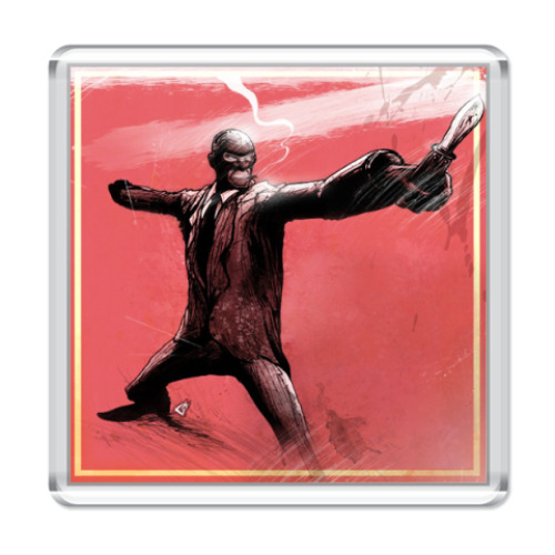 Магнит с принтом  TF2 Spy