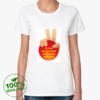 Женская футболка органик