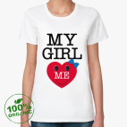 Женская футболка органик