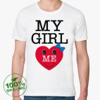 Мужская футболка органик