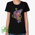 Женская футболка органик