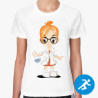 Женская спортивная футболка