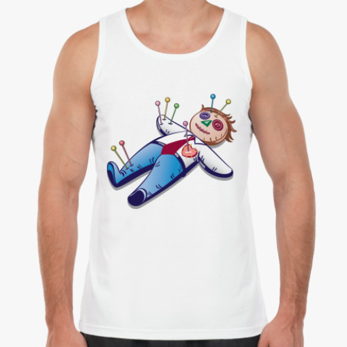 Майка с принтом Кукла Вуду начальника