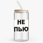 Банка с бамбуковой крышкой