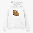 Толстовка худи оверсайз