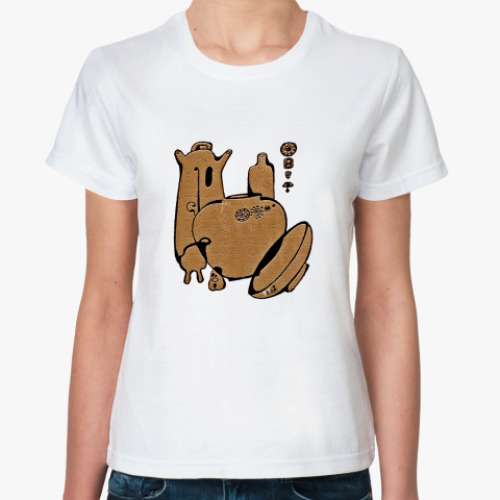 Классическая футболка с принтом  'AFRICANA'