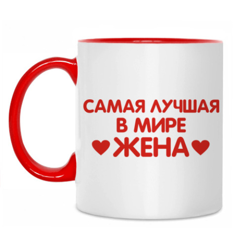Кружка с принтом Лучшая жена