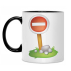 Кружка двухцветная