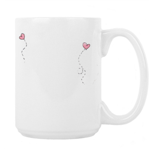 Кружка с принтом Любителям кофе