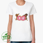 Женская футболка органик