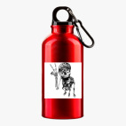 Металлическая бутылка 400 мл UV-DTF