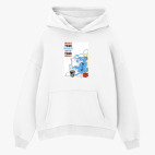 Толстовка худи оверсайз