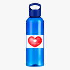 Прозрачная спортивная бутылка