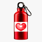 Металлическая бутылка 400 мл UV-DTF