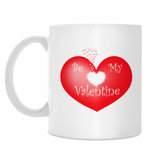 Кружка с принтом My Valentine
