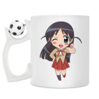 Кружка с футбольным мячиком