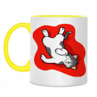 Двухцветная кружка Эти веселые коты