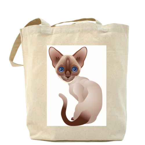 Сумка шоппер кошка