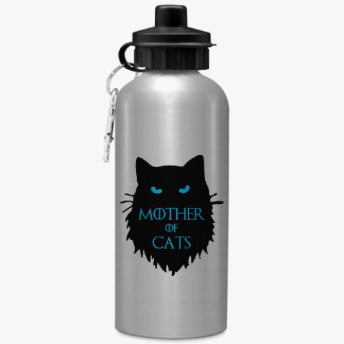 Бутылка с карабином (500 мл) Mother of cats