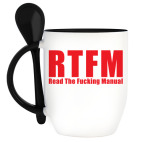 Кружка с ложкой