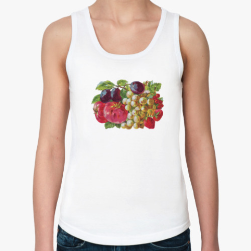 Женская майка Фрукты, овощи