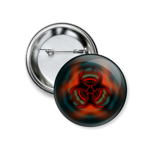 Значок 37мм Biohazard