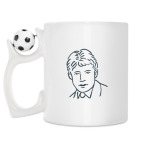 Кружка с футбольным мячиком