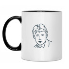 Кружка двухцветная