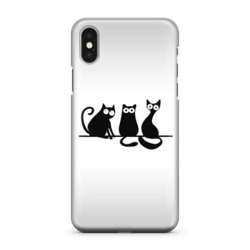 Чехол для iPhone X Коты/кошки (cats)