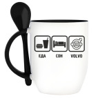 Кружка с ложкой