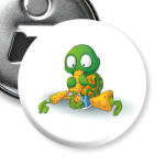 Добрый Черепашонок с морковкой