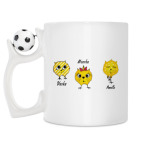 Кружка с футбольным мячиком