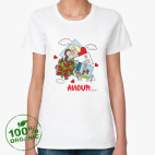 Женская футболка органик