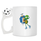 Кружка с футбольным мячиком